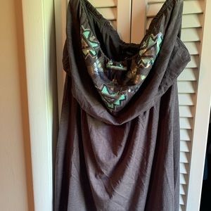 Express Women’s Strapless Dress